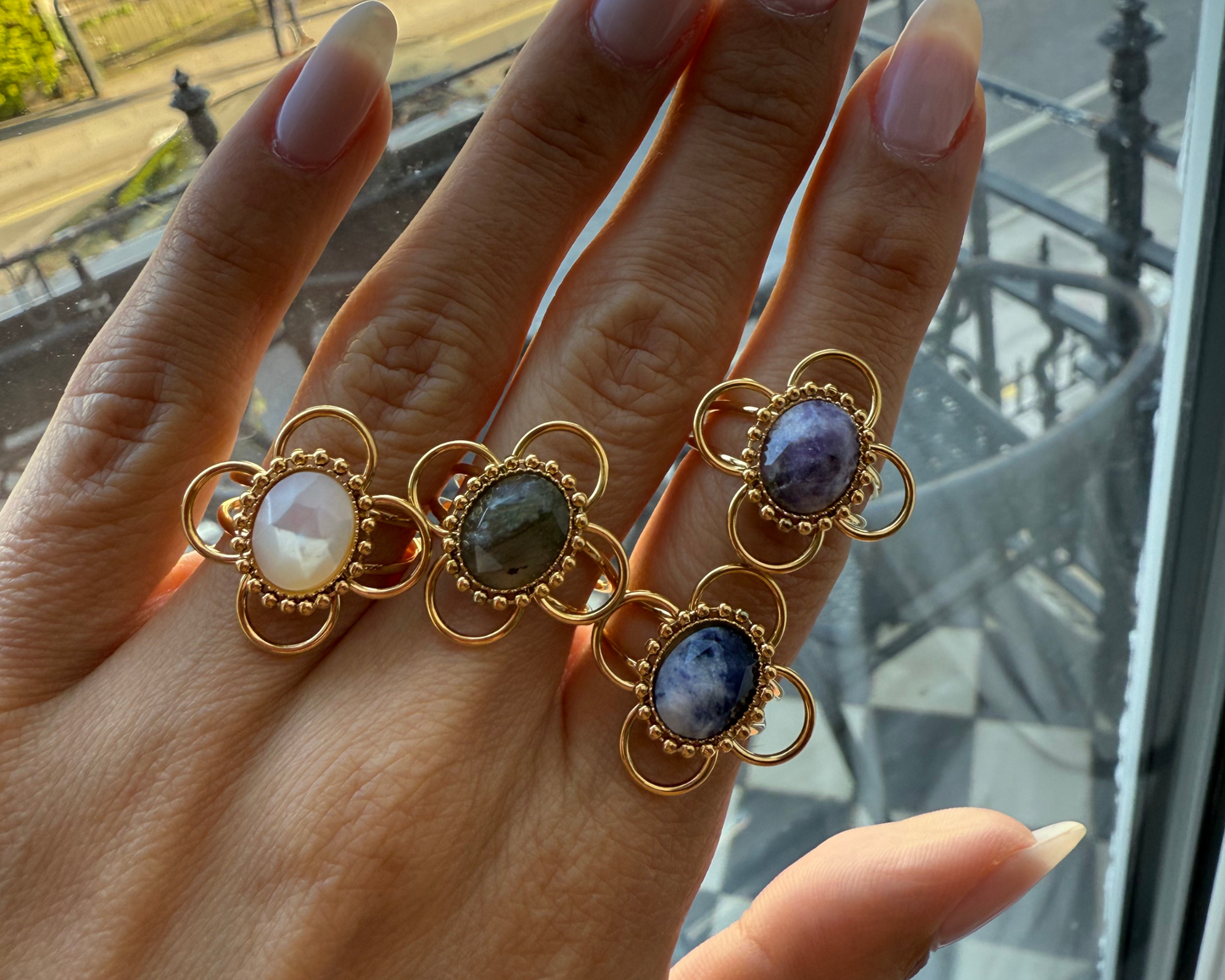 Cosmic Petal Ring