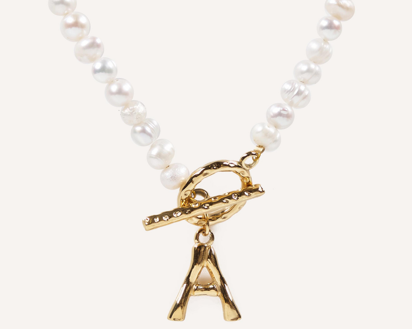 Botanica Pearl Initial Necklace