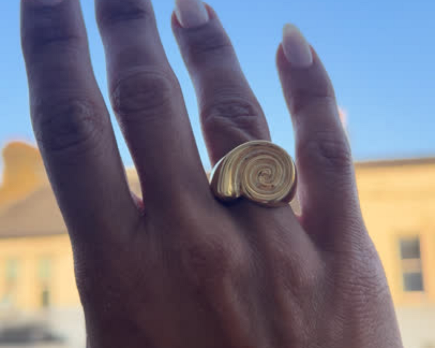 Salina Spiral Adjustable Ring