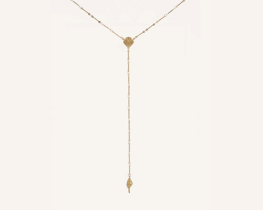 Mermaid’s Talisman Lariat Necklace