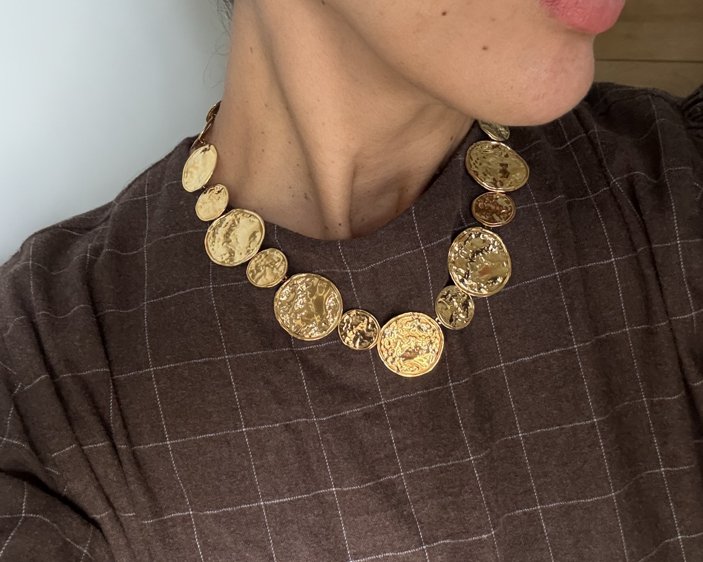 Avani Organic Coin Necklace