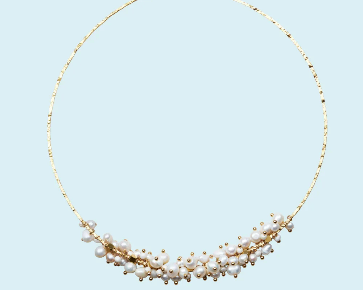 Perola Cluster Collar Necklace