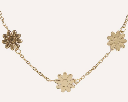 Golden Daisy Necklace