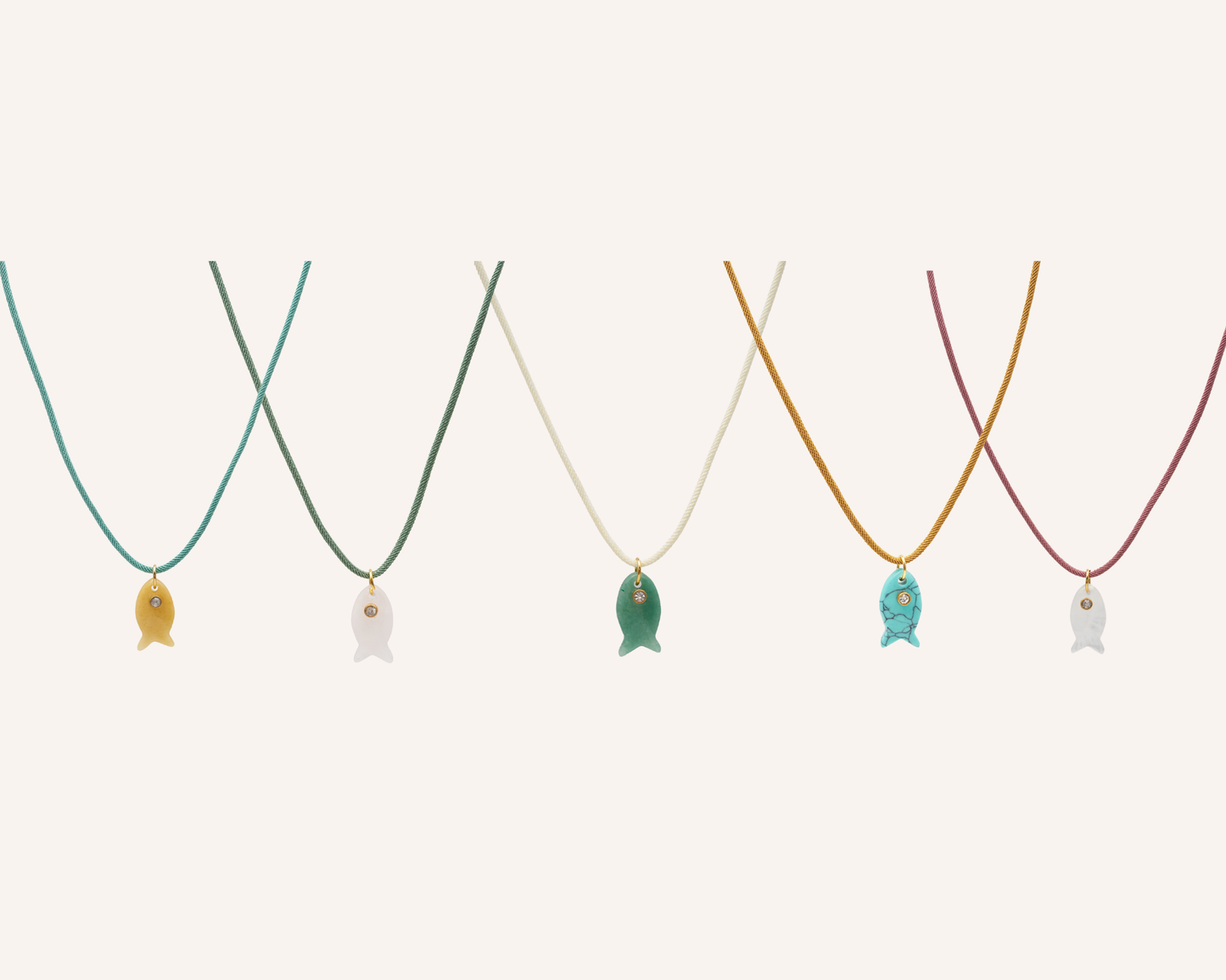 Peixe Encantado Rope Necklace