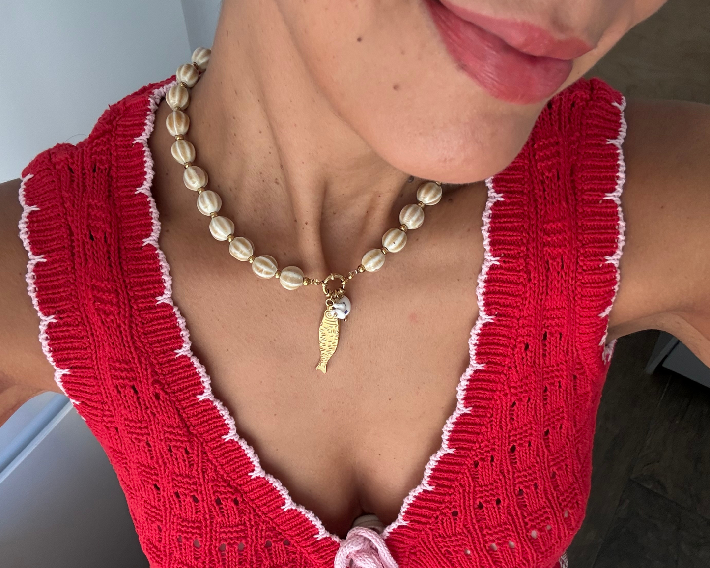 Sorriso Ceramic Beads Necklace