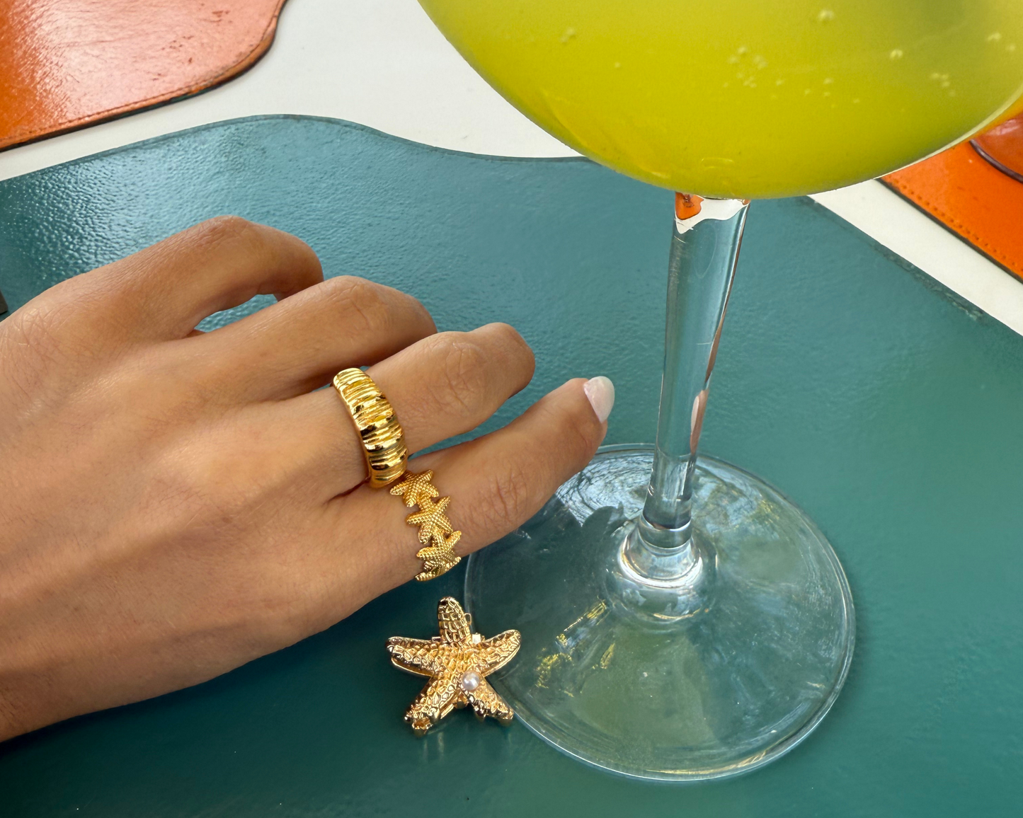 Laguna Star Adjustable Ring