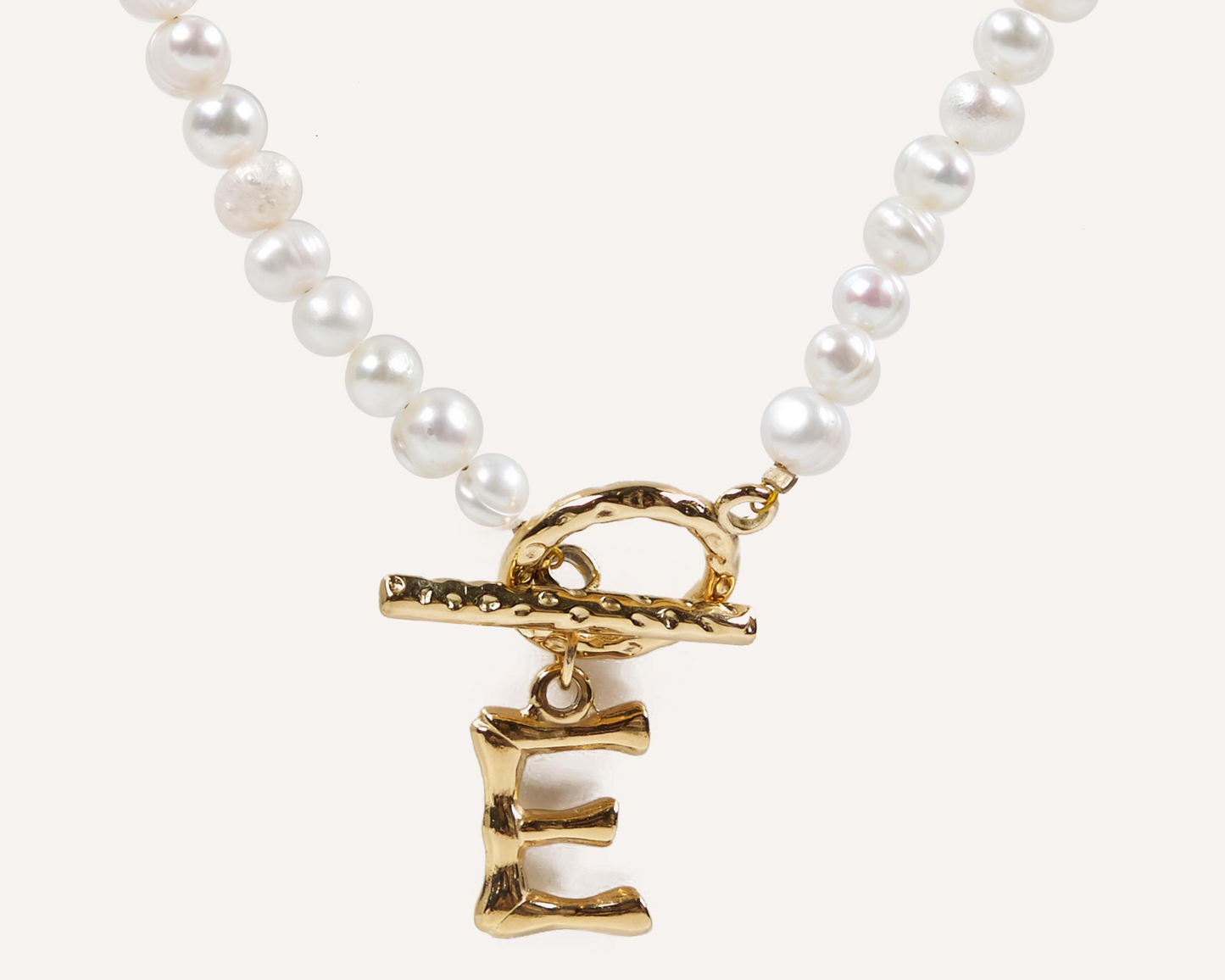 Botanica Pearl Initial Necklace
