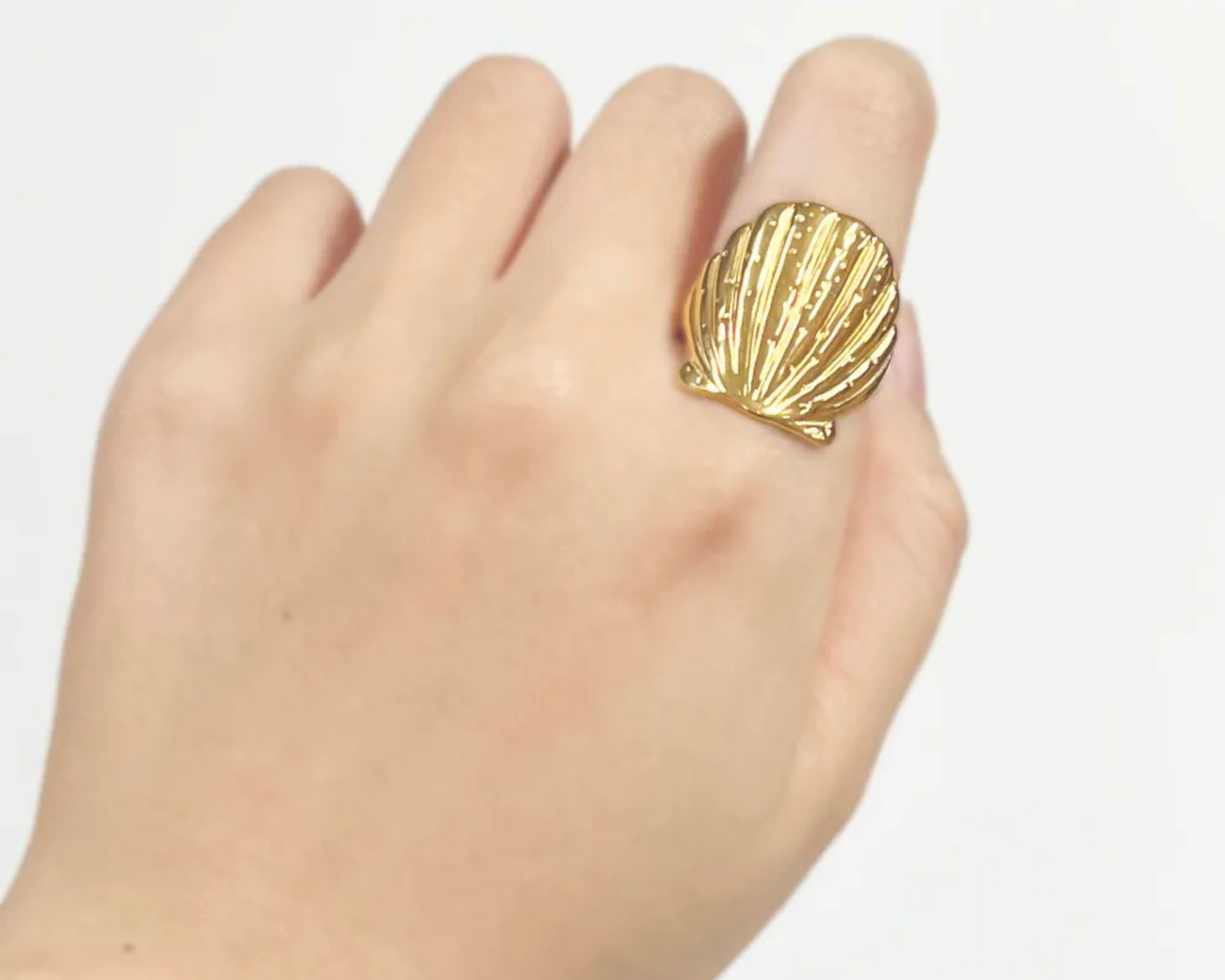 Sereia Shell Adjustable Ring