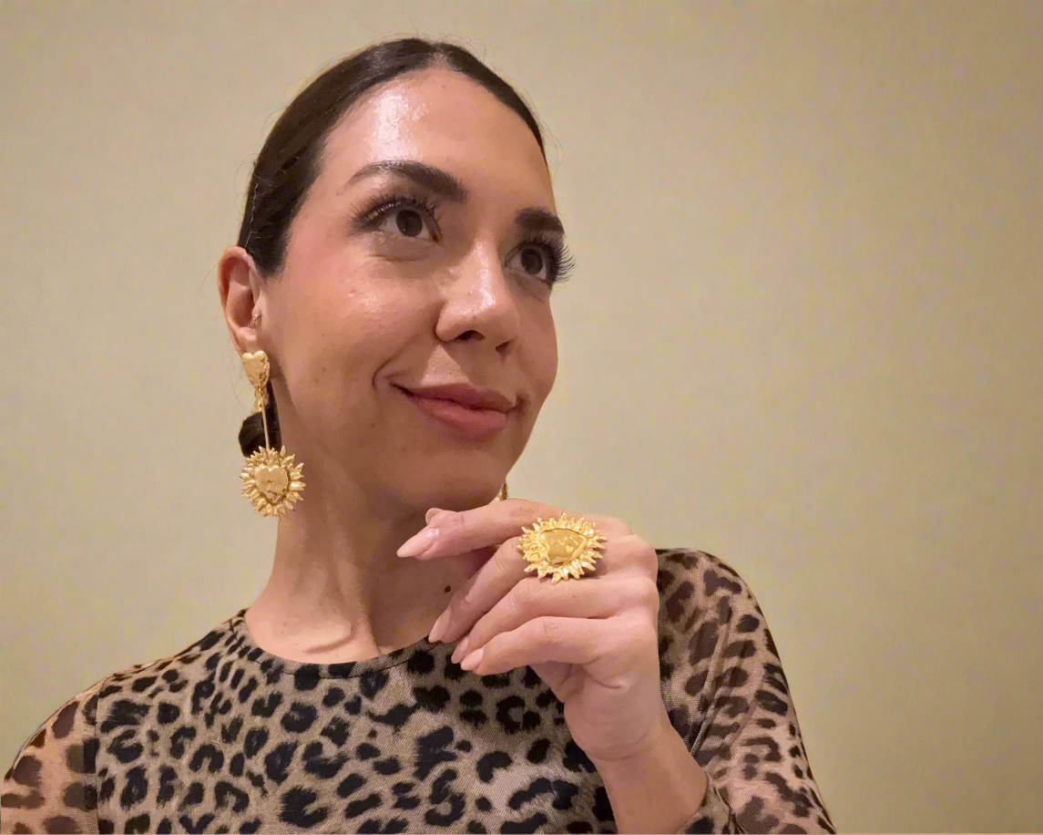 Fiamma Heart Drops Earrings
