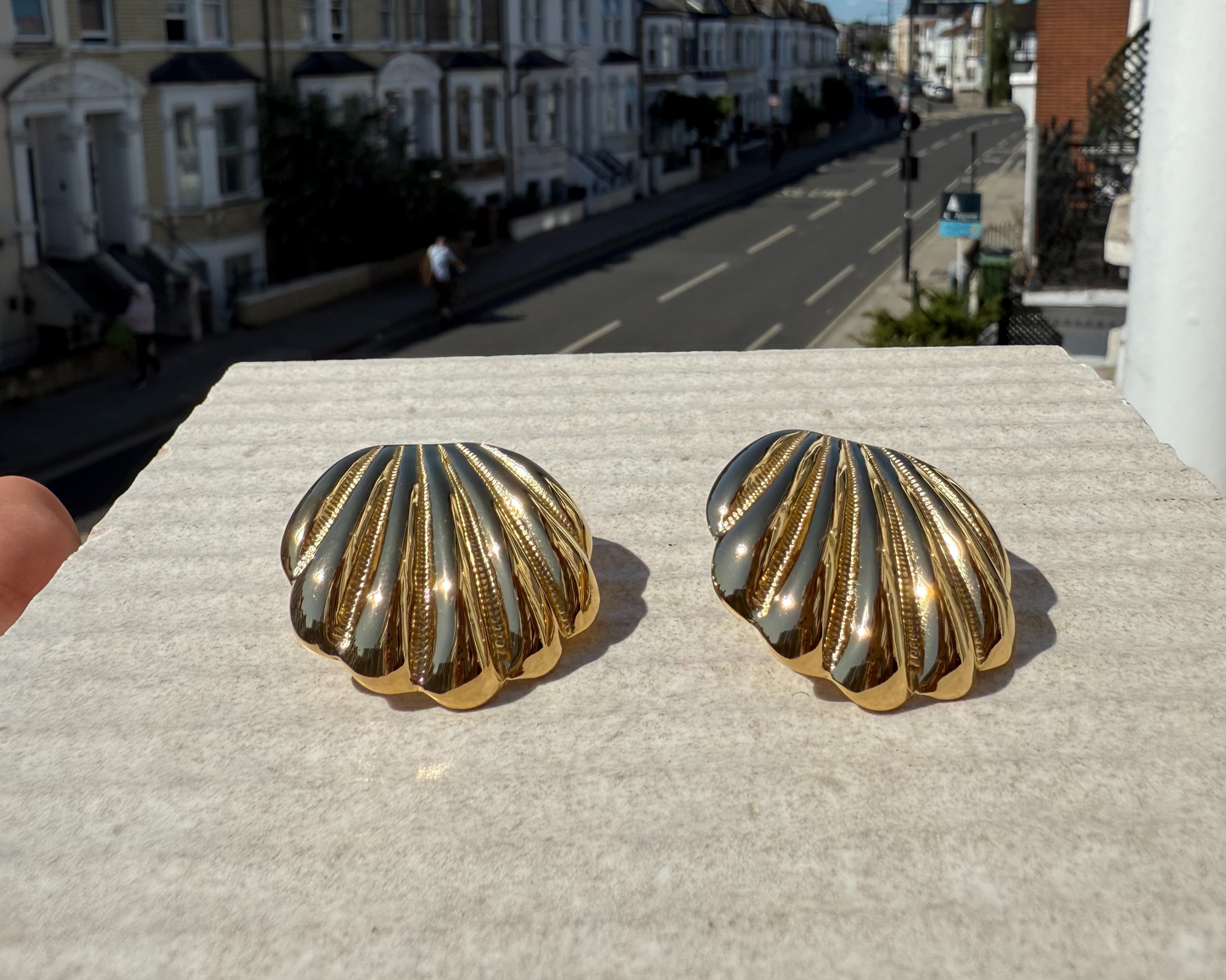 Nessie Maxi Shell Earrings