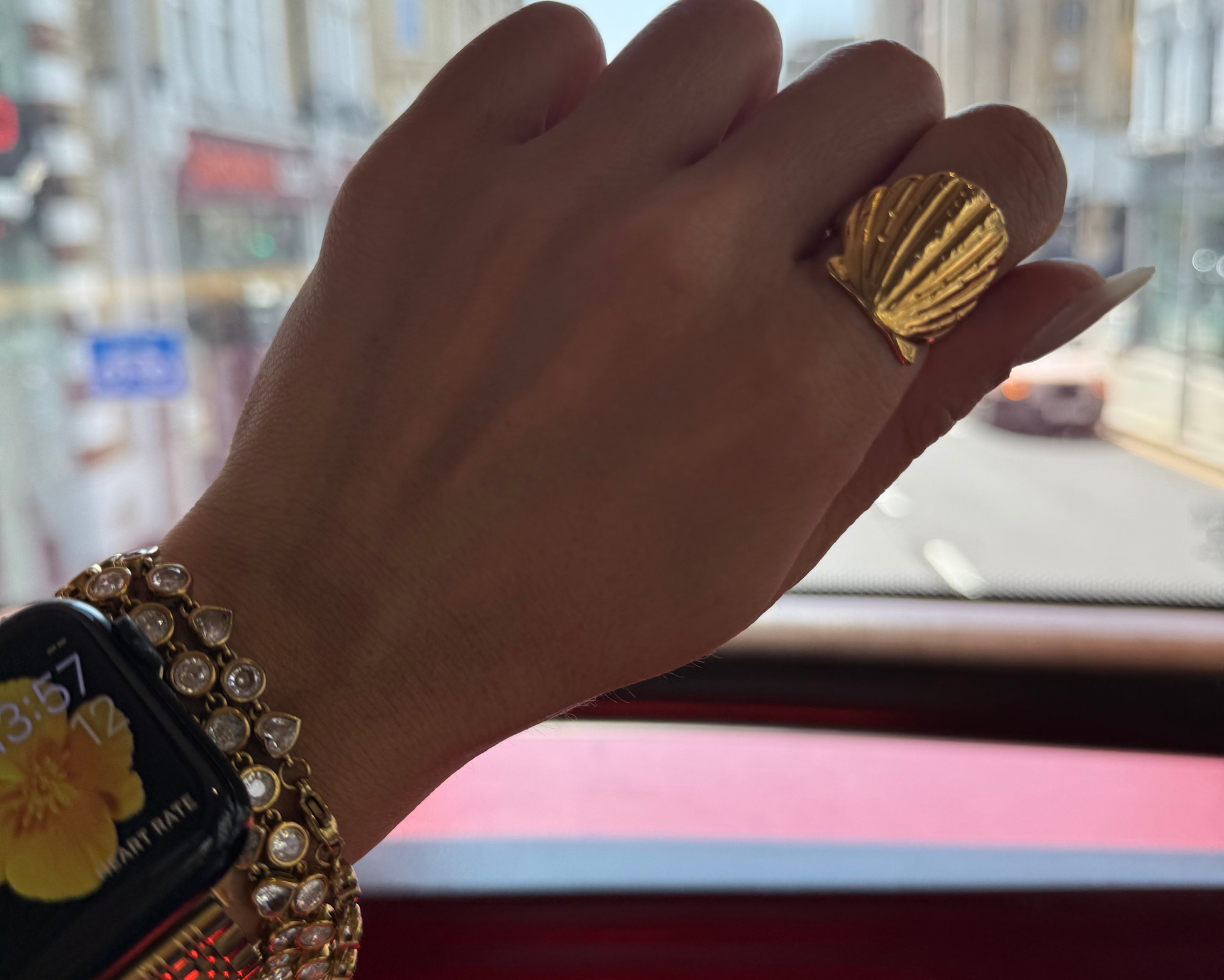 Sereia Shell Adjustable Ring