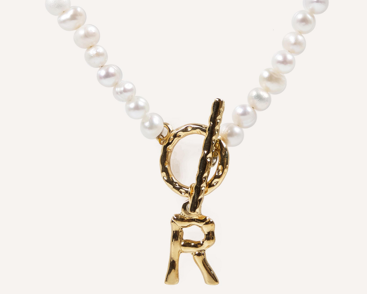 Botanica Pearl Initial Necklace