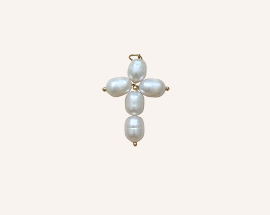 Le Perle Assisi Cross Pendant