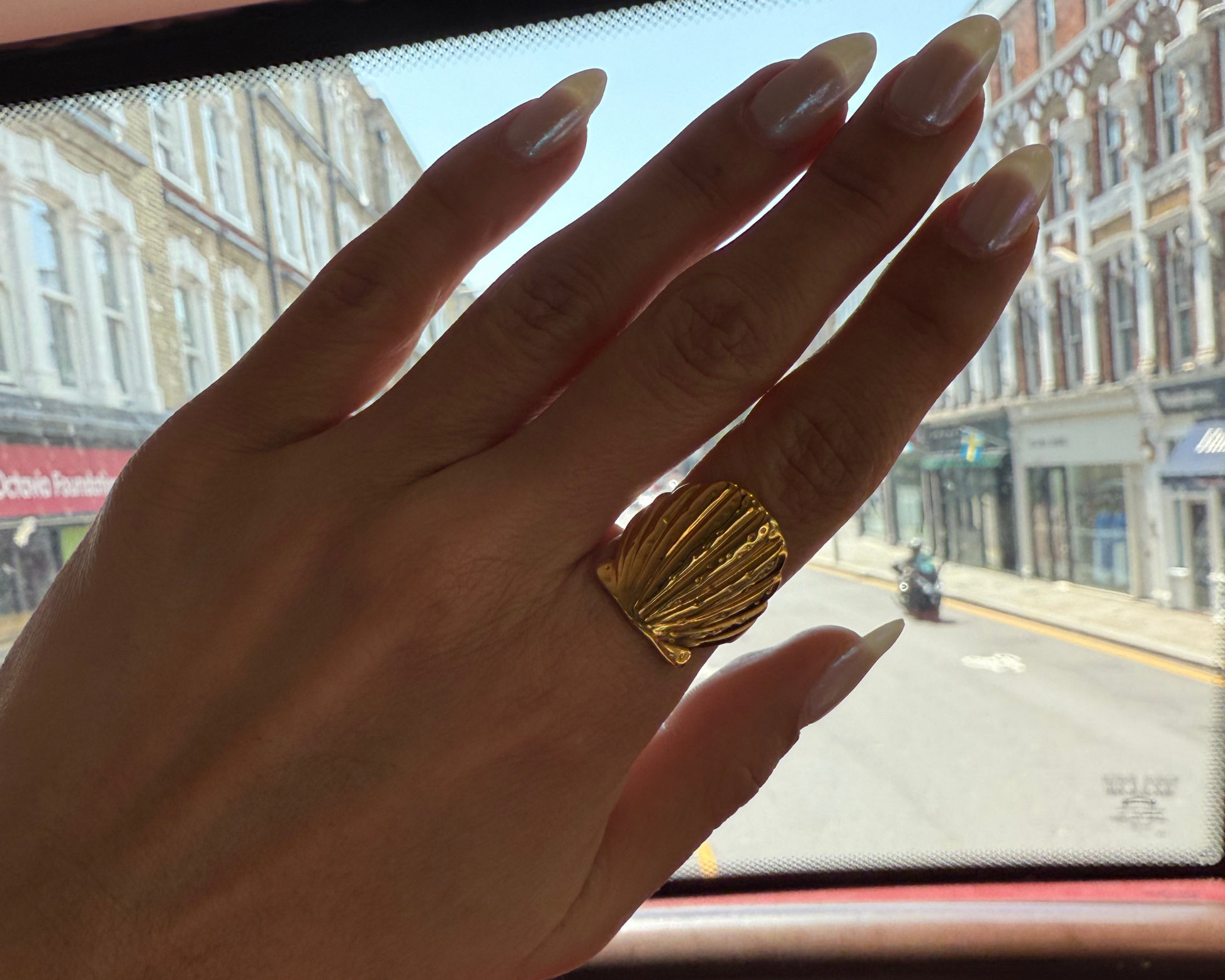 Sereia Shell Adjustable Ring