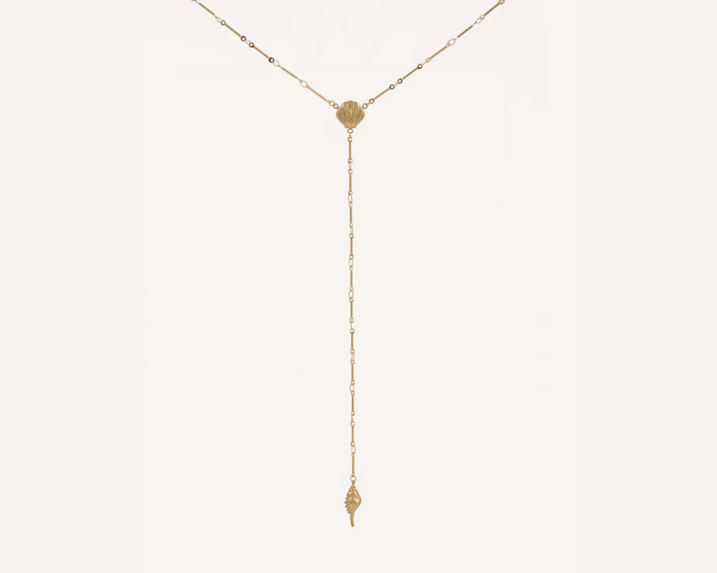 Mermaid’s Talisman Lariat Necklace