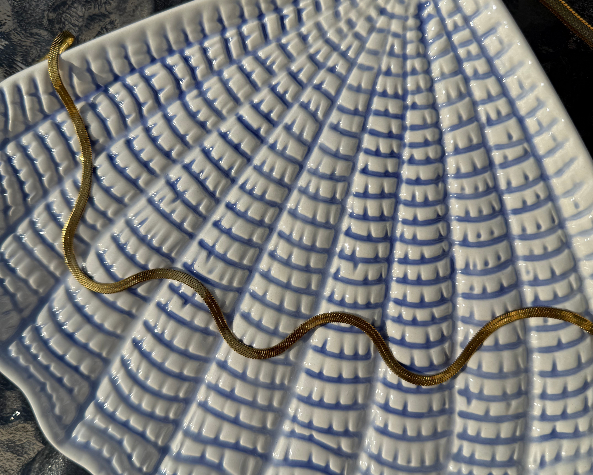 Hazel Snake-Style Necklace