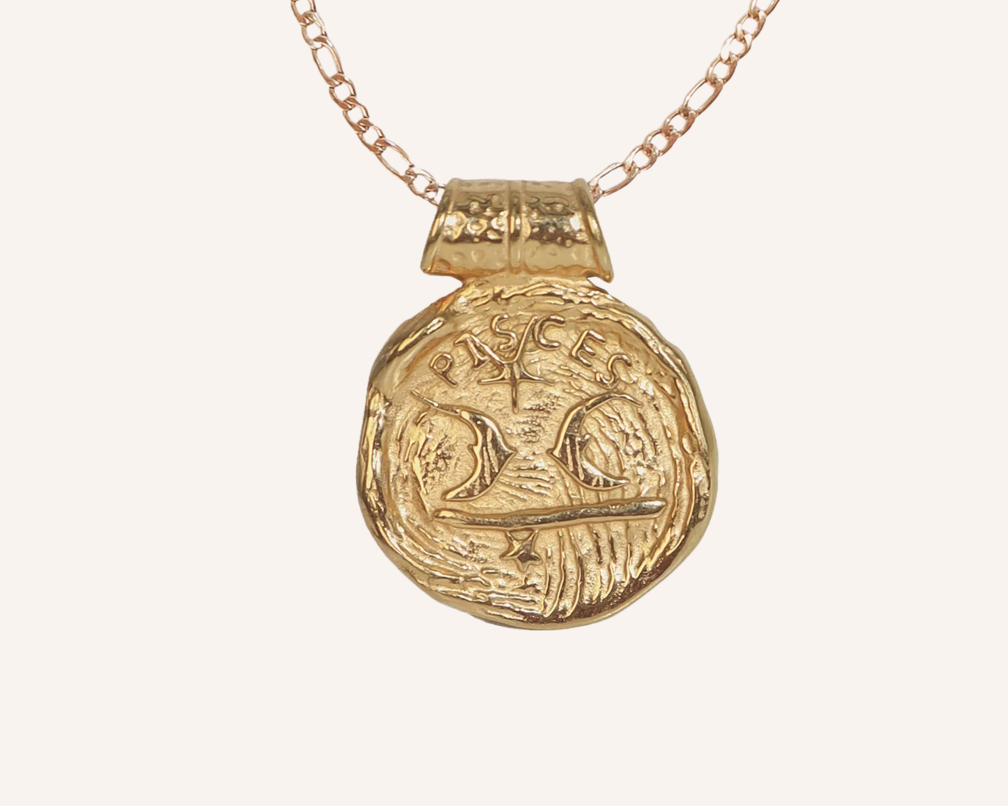 Zodiac Chunky Medallion Necklace
