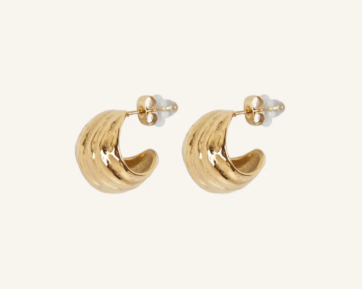 Sculpted Half Curve Earrings