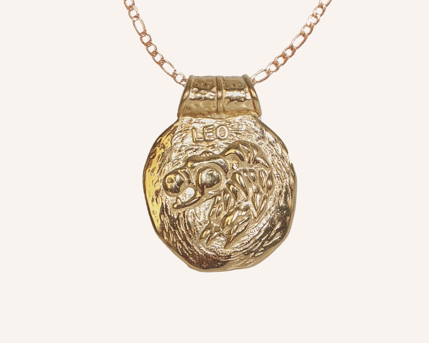 Zodiac Chunky Medallion Necklace
