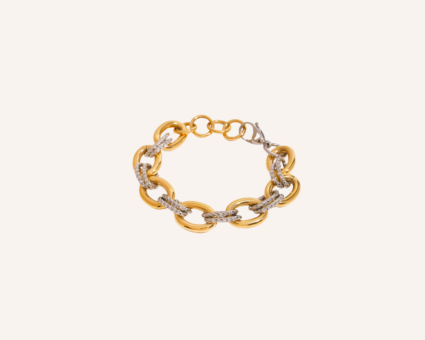 Oriana Mixed Metal Link Bracelet