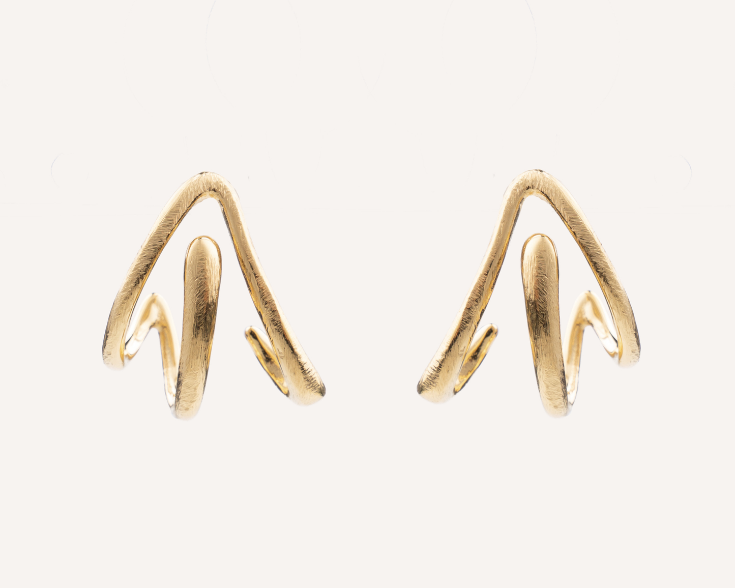 Celia Satin Wave Earrings