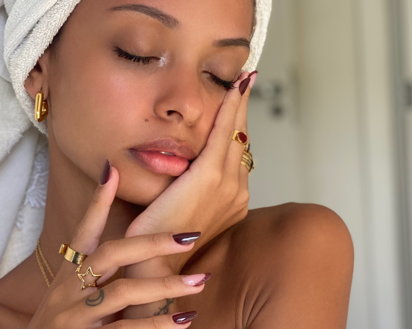 Triangle Hoops Earrings