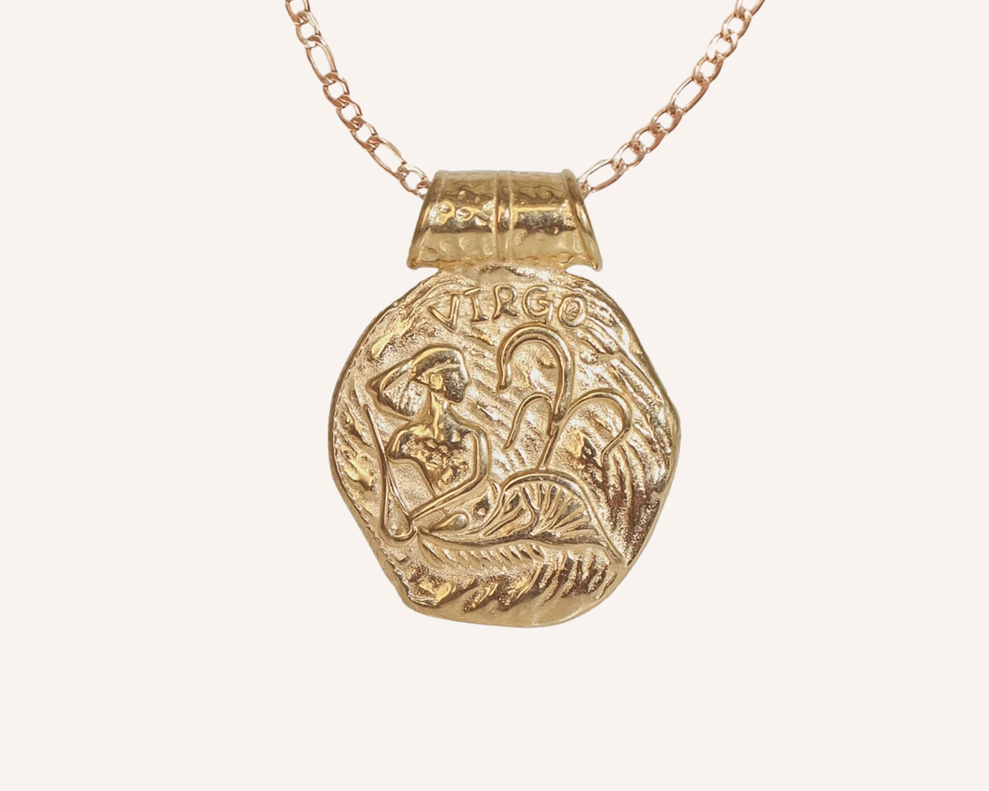 Zodiac Chunky Medallion Necklace