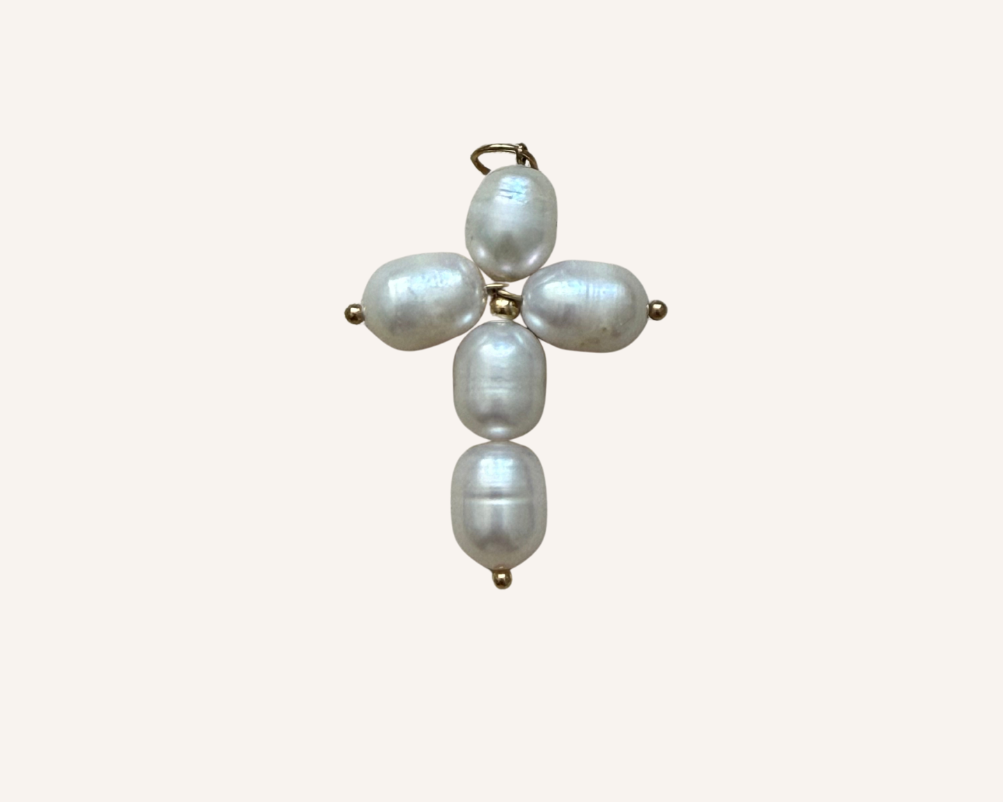 Le Perle Assisi Cross Pendant