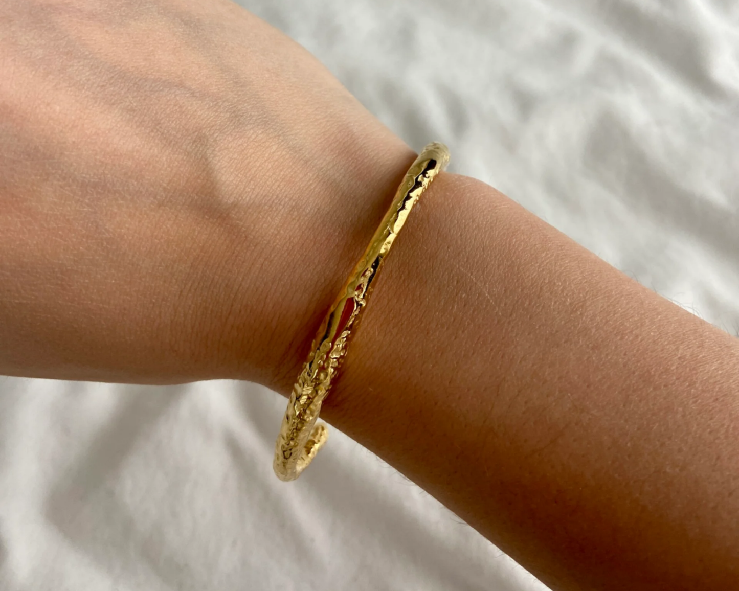 Hammered Cuff Bracelet