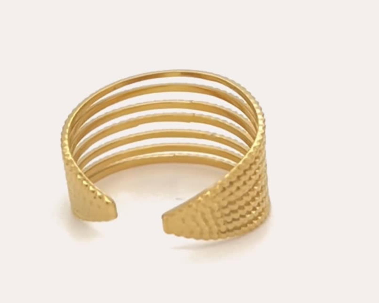 Golden Reflections Band Ring