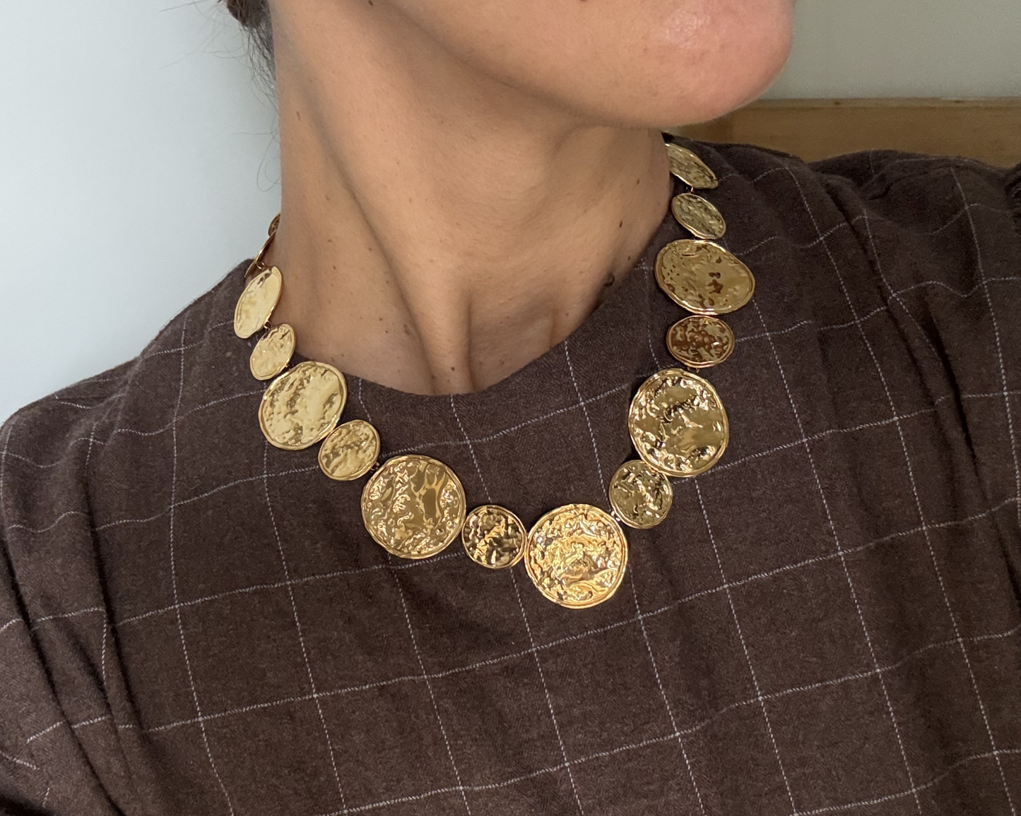 Avani Organic Coin Necklace
