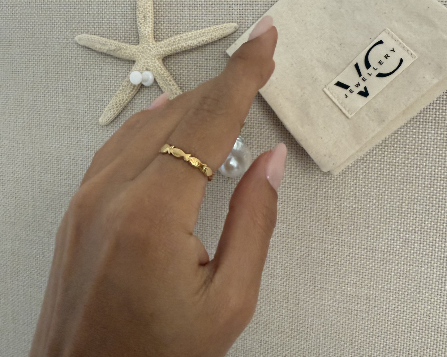 Ondina Adjustable Ring