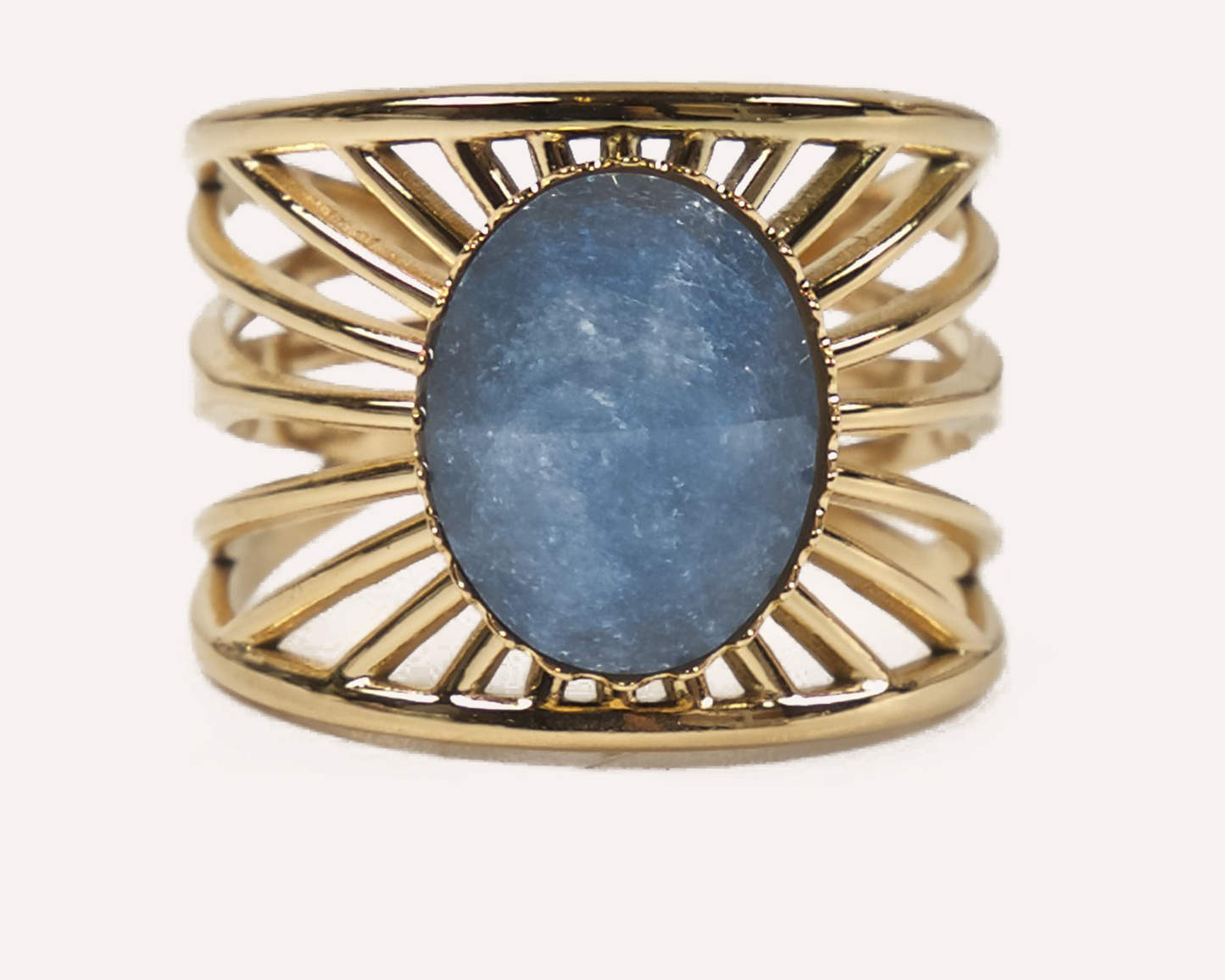 Radiant Crest Adjustable Ring