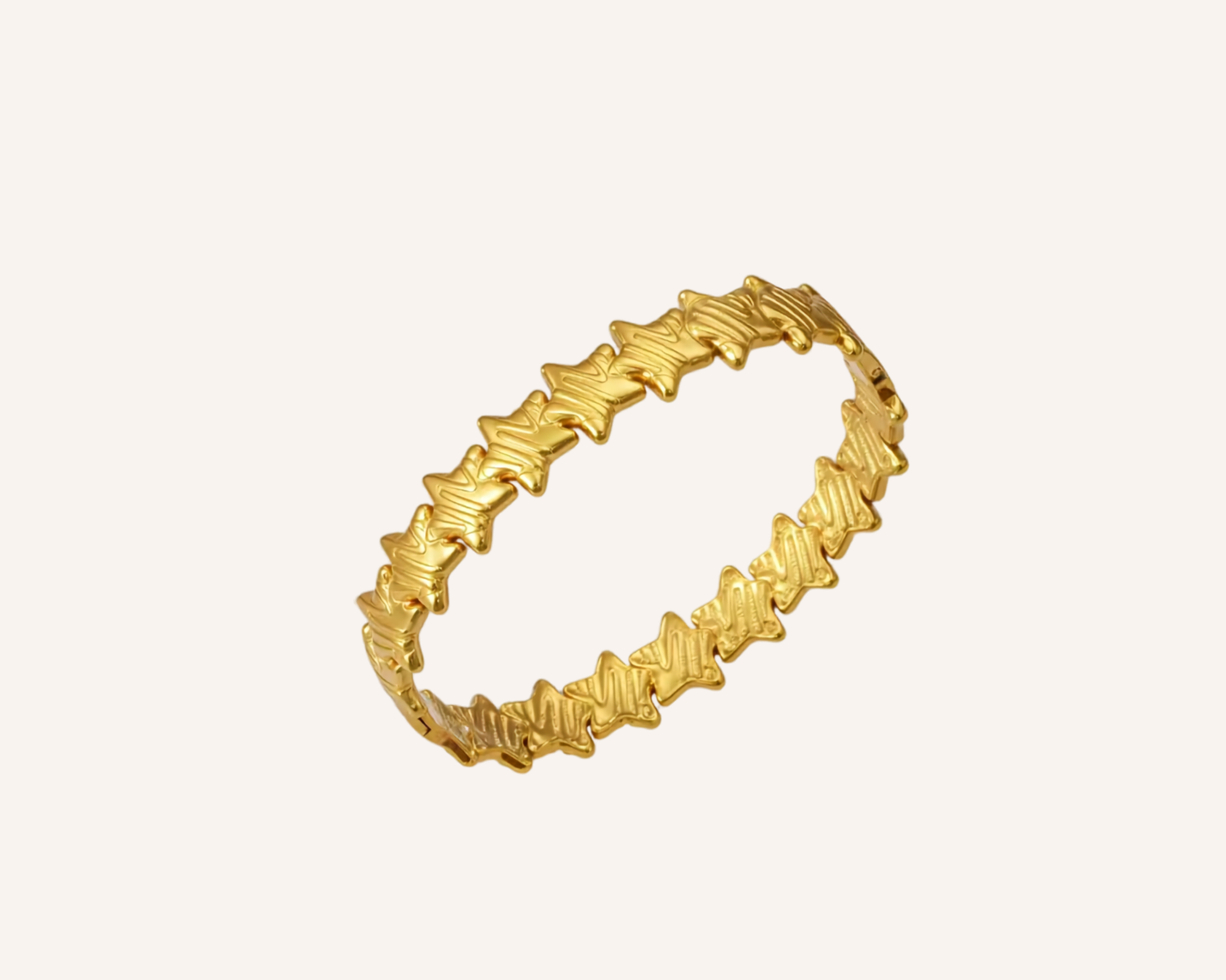 Le Perle Ravello Hinged Bangle Bracelet