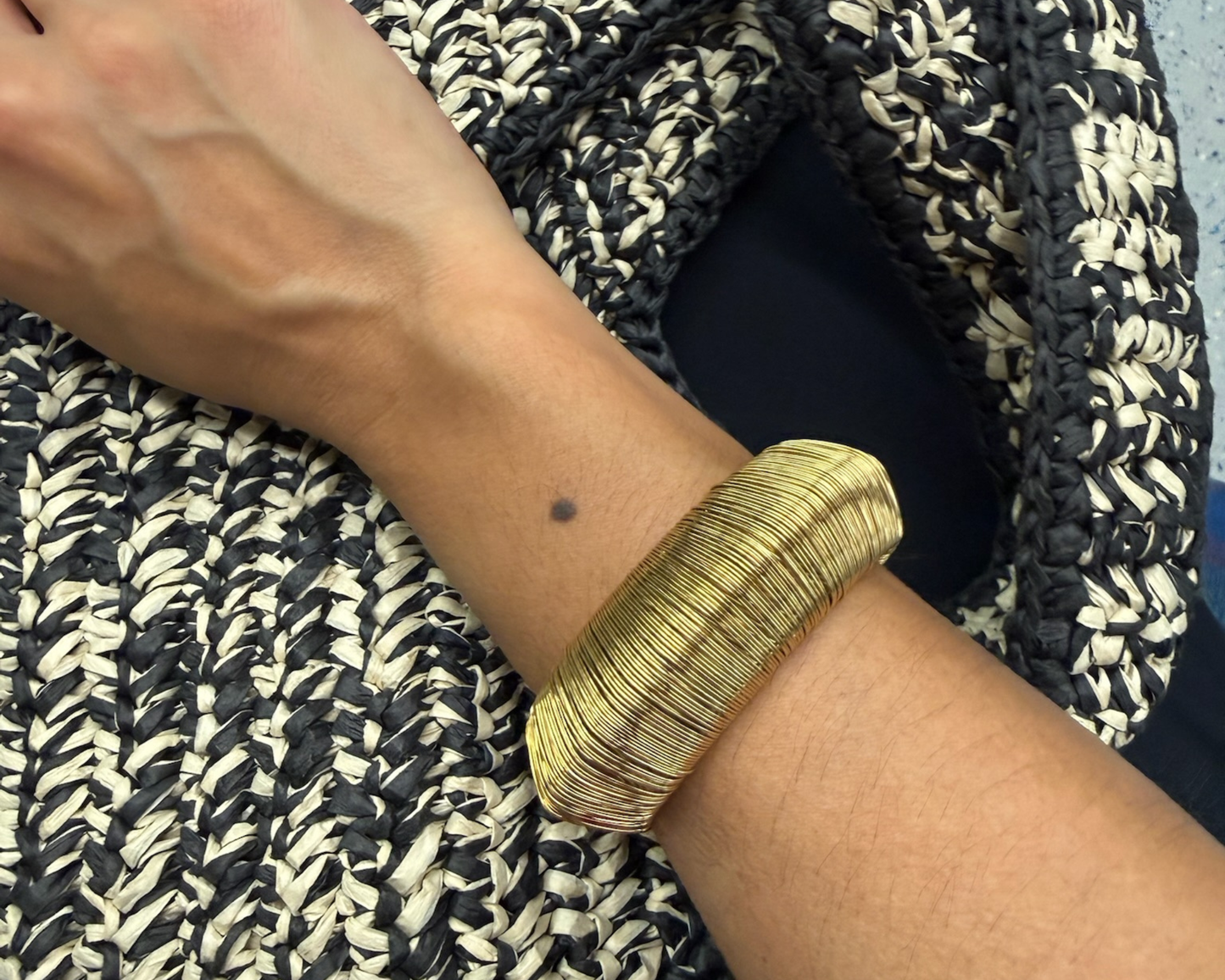Zaria Wrapped Cuff Bracelet