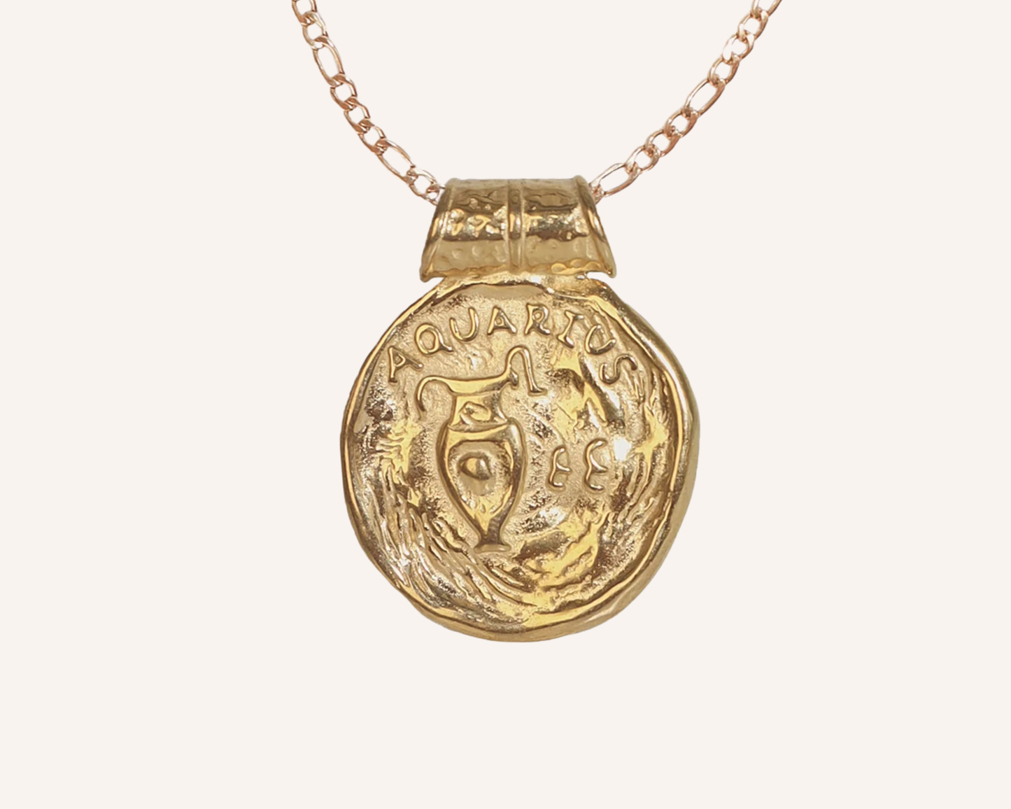 Zodiac Chunky Medallion Necklace