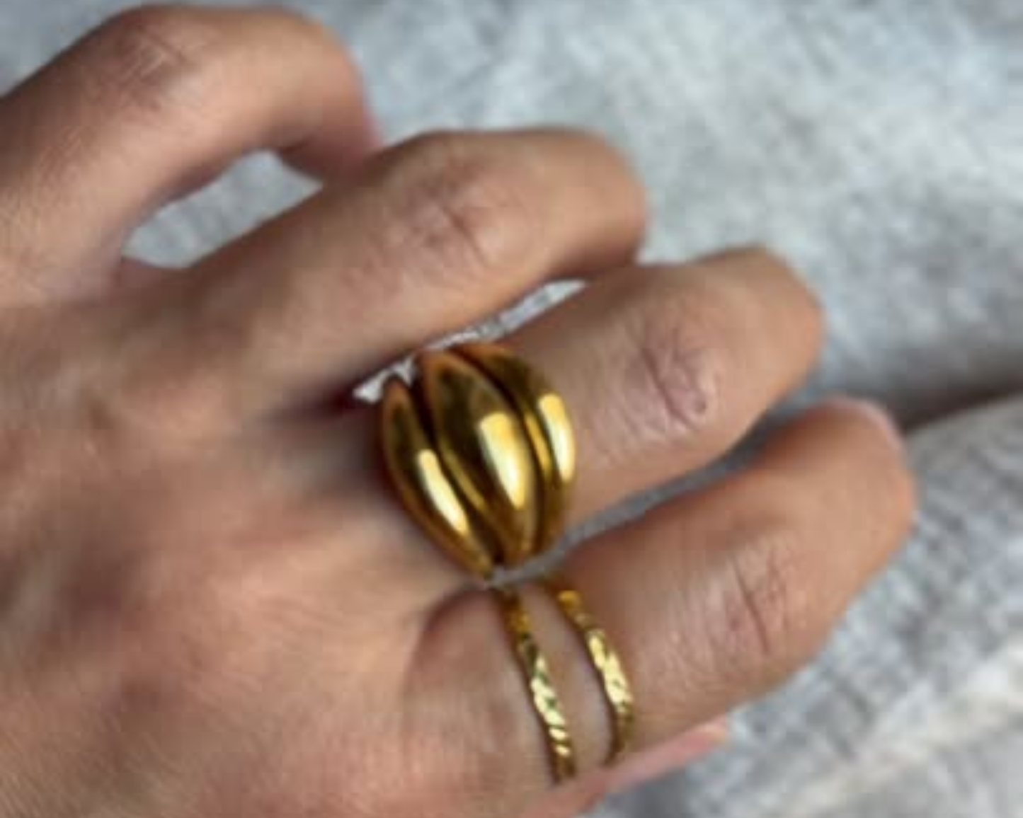 Triple Crest Ring