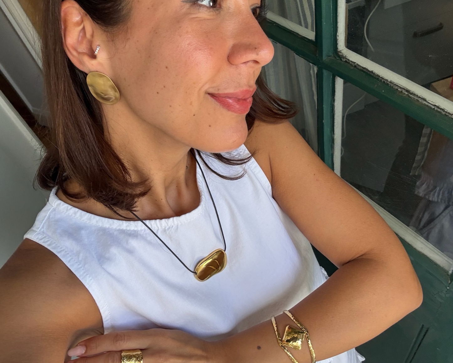 Seta Organic Satin Earrings