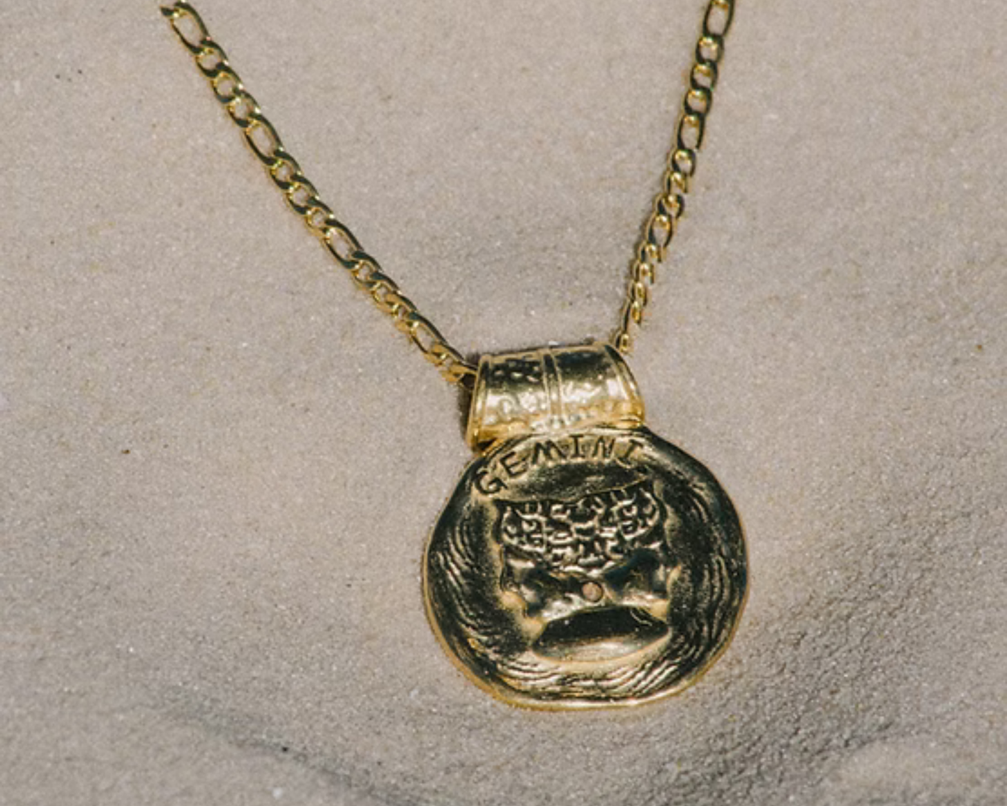 Zodiac Chunky Medallion Necklace