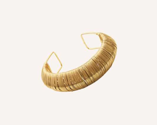 Zaria Wrapped Cuff Bracelet