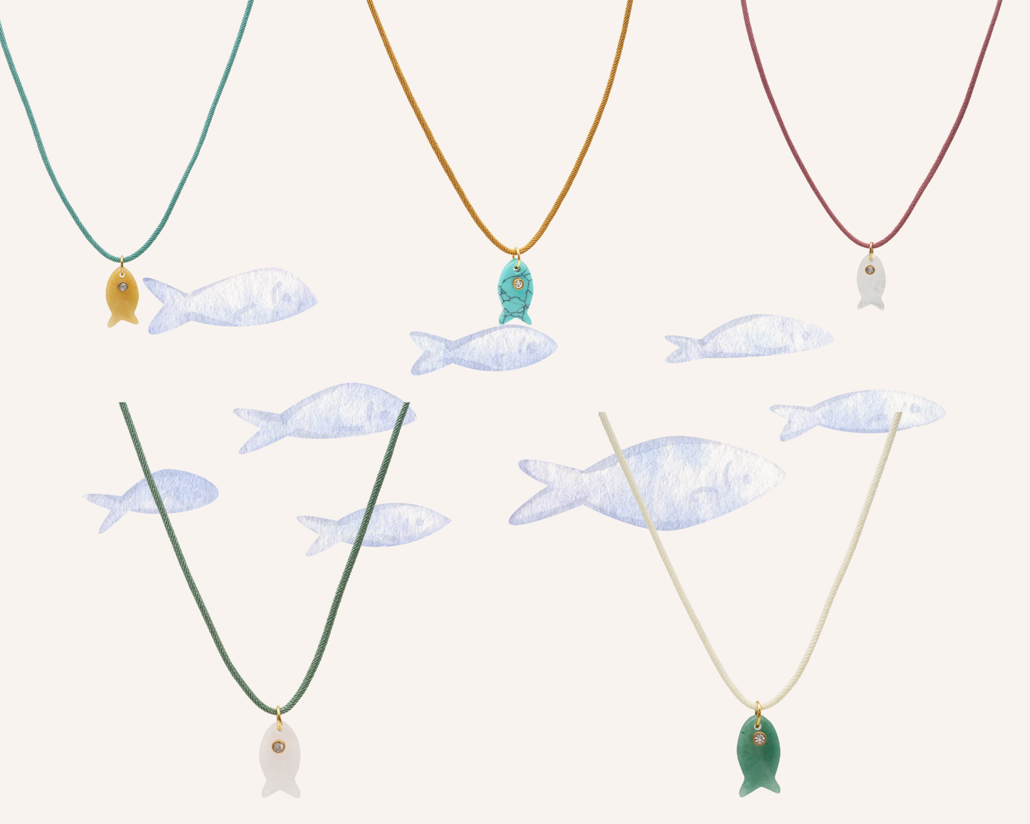 Peixe Encantado Rope Necklace