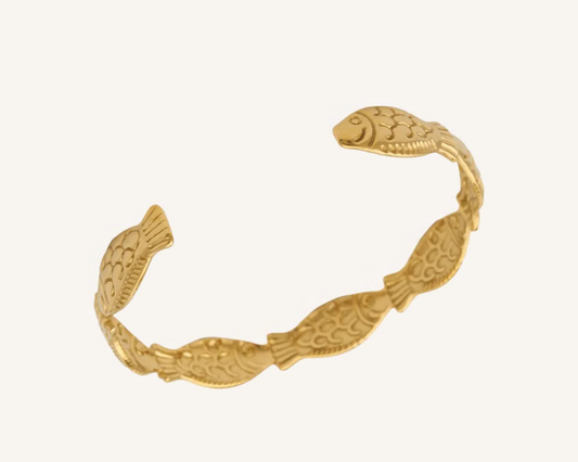 Oceano Fish Cuff Bracelet