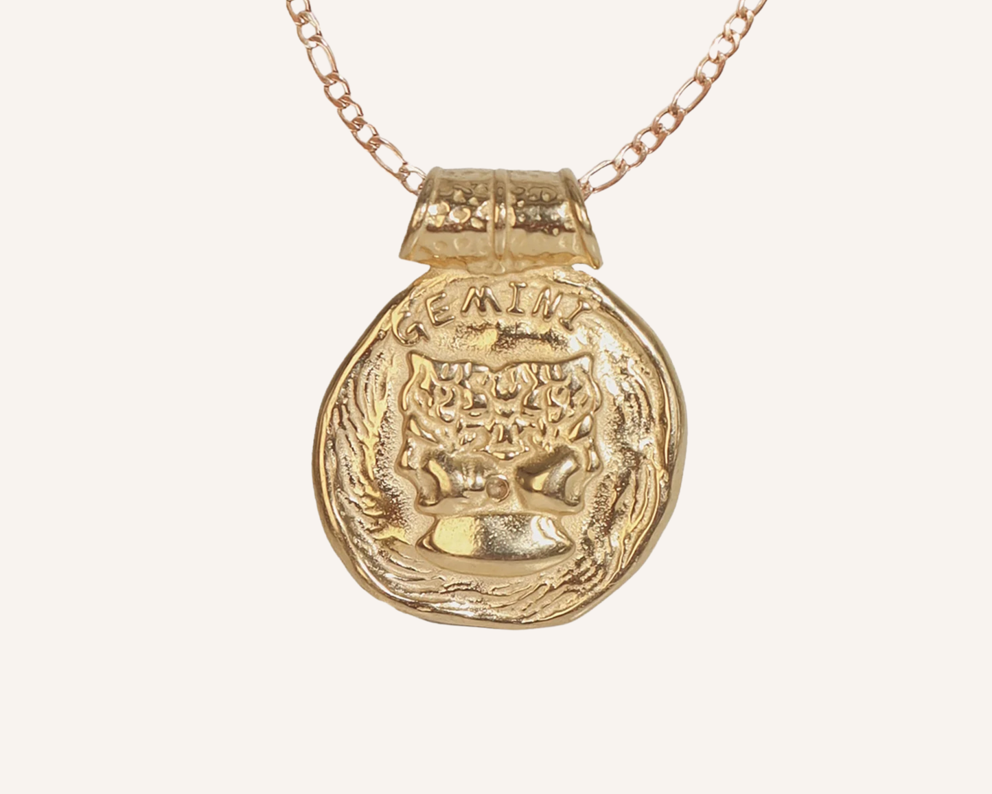Zodiac Chunky Medallion Necklace