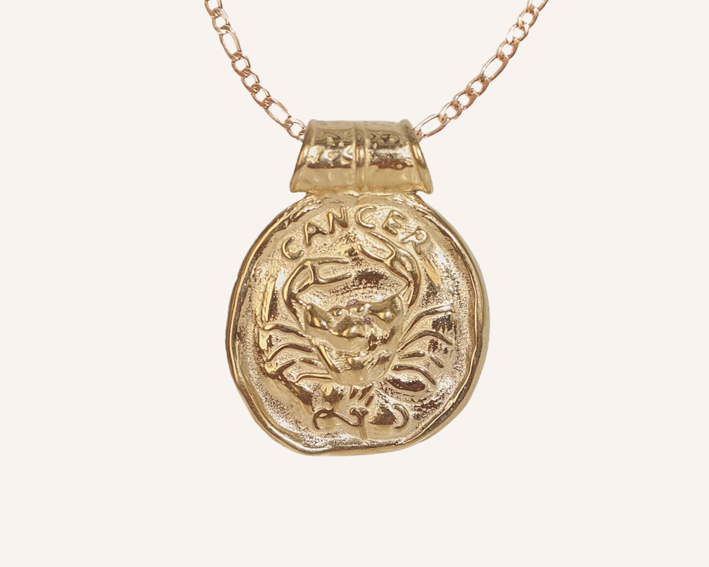 Zodiac Chunky Medallion Necklace