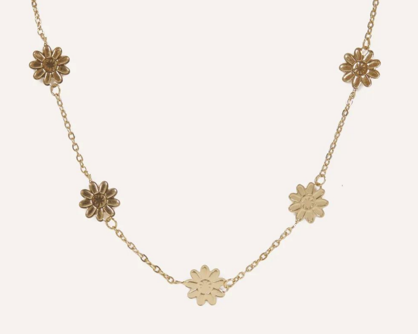 Golden Daisy Necklace