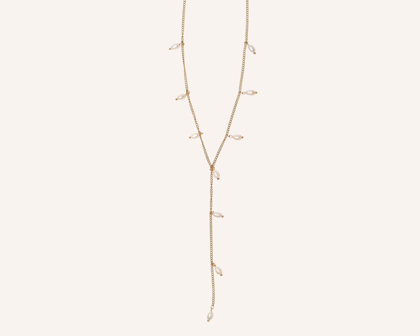 Perla Lariat Necklace