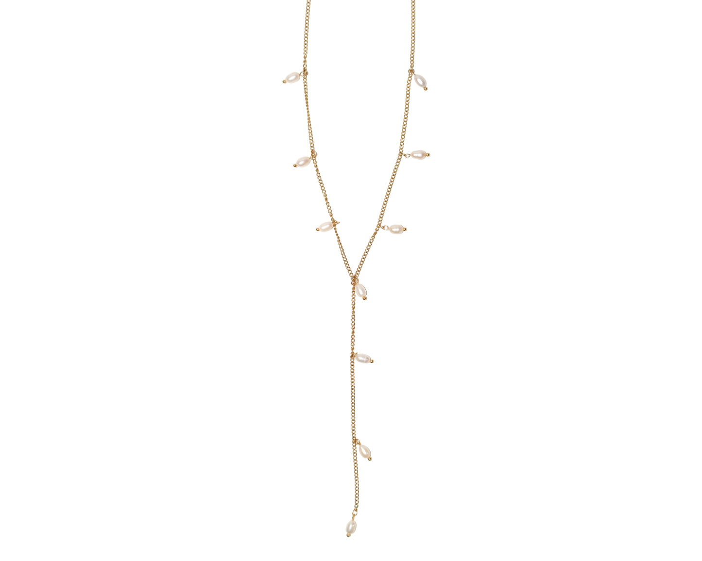 Perla Lariat Necklace