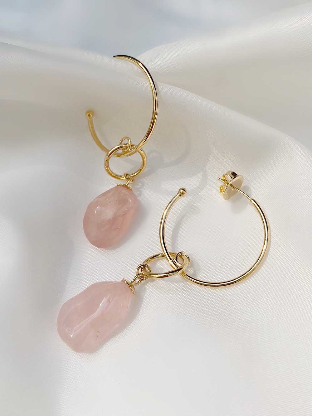 Pax pink quartz on display